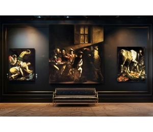 Caravaggio - Povolanie svätého Matúša - The Calling of St Matthew - reprodukcia