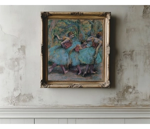 Edgar Degas - Tri tanečnice - Three dancers - reprodukcia