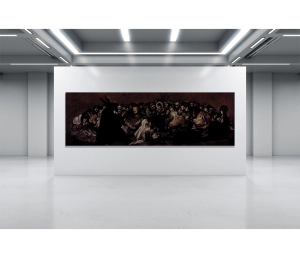 Francisco Goya - Čarodejnícky sabat - Witches' Sabbath (The Great He-Goat) - reprodukcia
