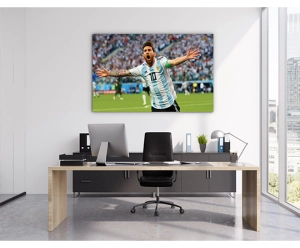 Messi v drese Argentí­ny - MS 2018 v Rusku