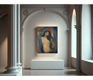 Edvard Munch - Milujúca žena (Madona) - Loving woman (Madonna) - reprodukcia