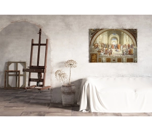 Raffael Santi - Aténska škola - The School of Athens - reprodukcia
