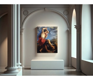 Peter Paul Rubens - Dávid zabí­ja Goliáša - David Slaying Goliath - reprodukcia