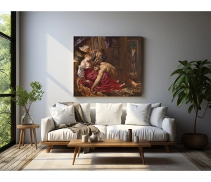 Peter Paul Rubens - Samson a Delilah - Samson and Delilah - reprodukcia