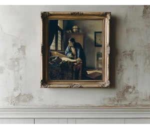 Jan Vermeer - Geograf - The Geographer - reprodukcia