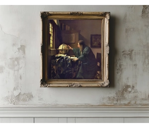 Jan Vermeer - Astronóm - The astronomer (El Astrónomo) - reprodukcia