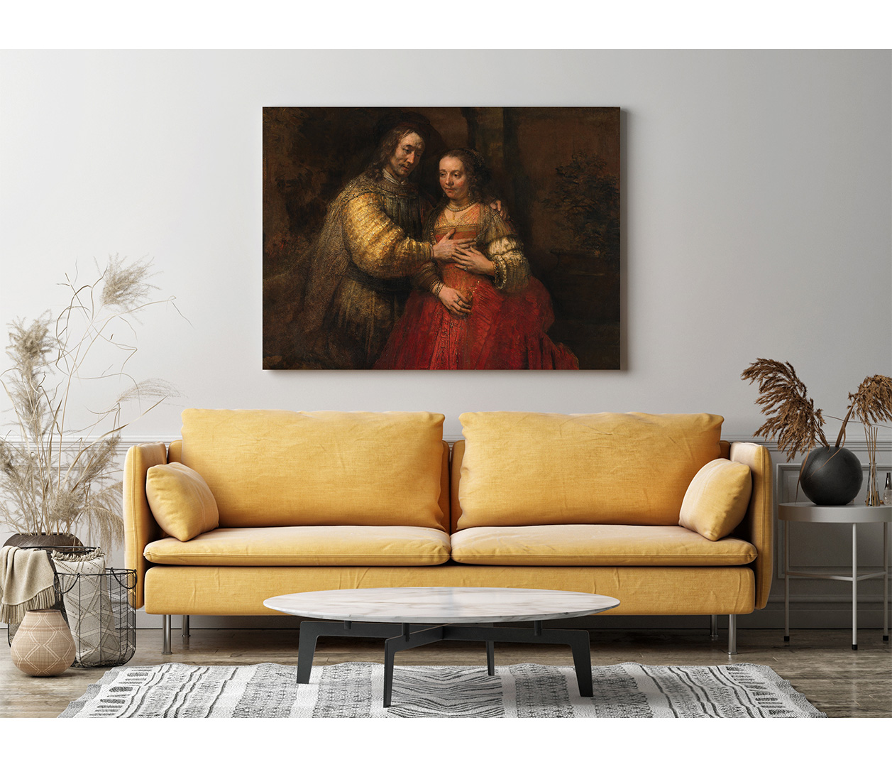 Rembrandt van Rijn - Židovská nevěsta - The Jewish Bride - reprodukce