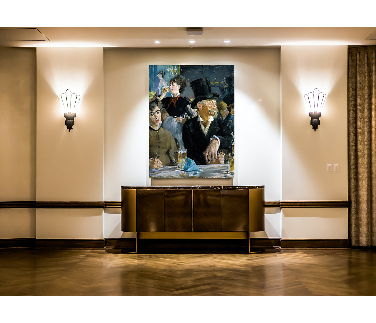 Édouard Manet - V kavárně - The Café-Concert - reprodukce