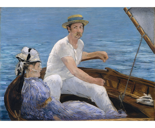 Édouard Manet - Člnkovanie - Boating - reprodukcia