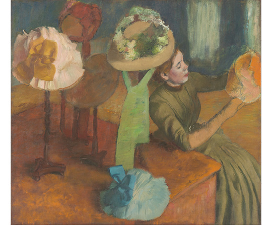Edgar Degas - Klobučníctvo - The Millinery Shop - reprodukcia