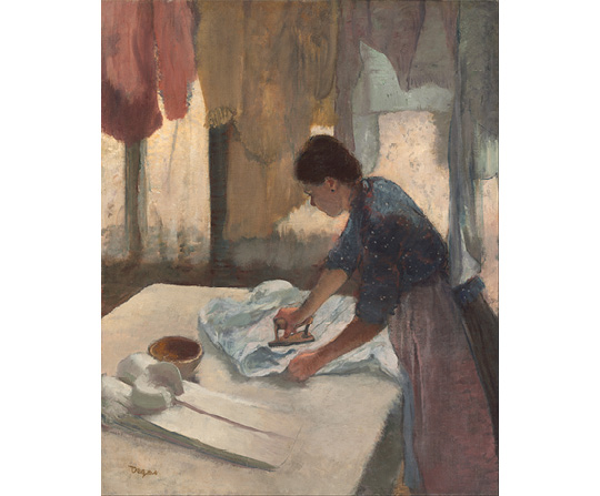 Edgar Degas - Žehliaca žena - Woman ironing - reprodukcia