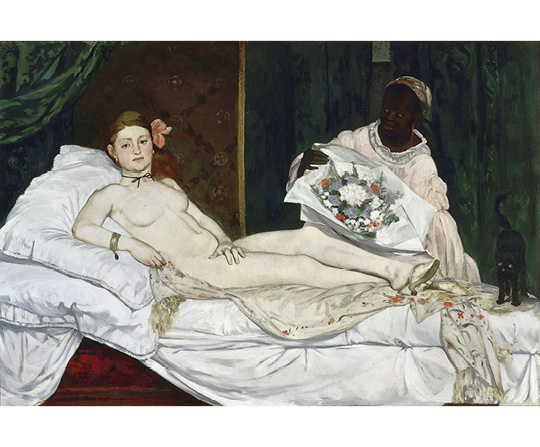 Édouard Manet - Olympia - reprodukcia