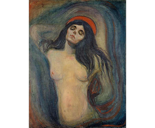Edvard Munch - Milujúca žena (Madona) - Loving woman (Madonna) - reprodukcia