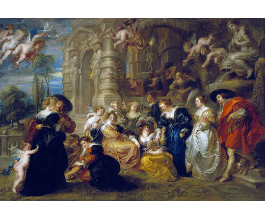 Peter Paul Rubens - Záhrada lásky - The Garden of Love - reprodukcia