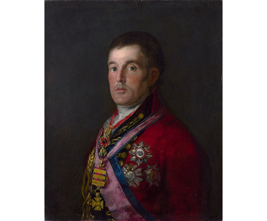 Francisco Goya - Portrét vojvodu z Wellingtonu - Portrait of the Duke of Wellington - reprodukcia