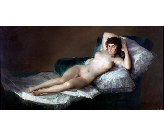 Francisco Goya - Nahá Maja - La Maja desnuda - reprodukcia