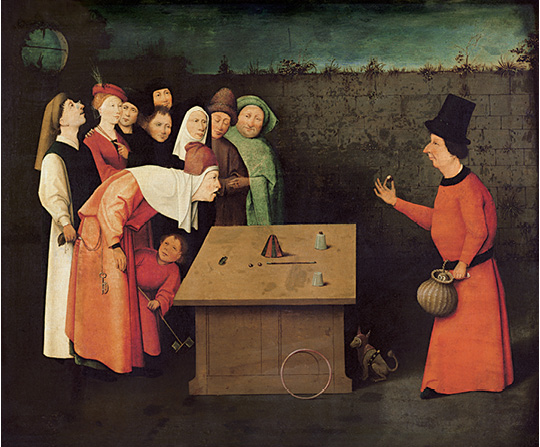 Hieronymus Bosch - Zaklínač - The Conjurer - reprodukcia