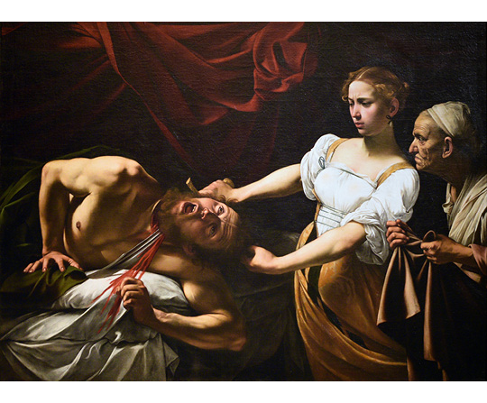 Caravaggio - Judita a Holofernes - Judith Beheading Holofernes - reprodukcia