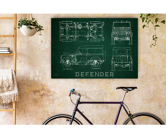 Land Rover Defender - blueprint