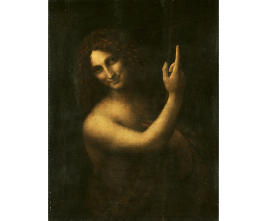 Leonardo da Vinci - Svätý Ján Krstiteľ - Saint John the Baptist - reprodukcia