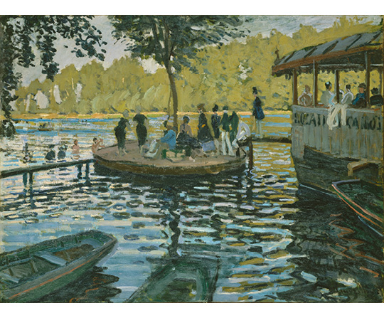 Claude Monet - La Grenouillère - reprodukcia