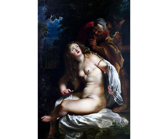 Peter Paul Rubens - Zuzana a starší­ - Susanna and the Elders - reprodukcia