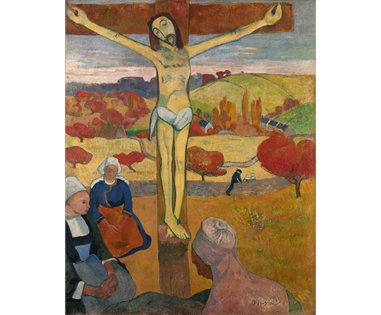 Paul Gauguin - Žltý Kristus - Le Christ jaune - reprodukcia