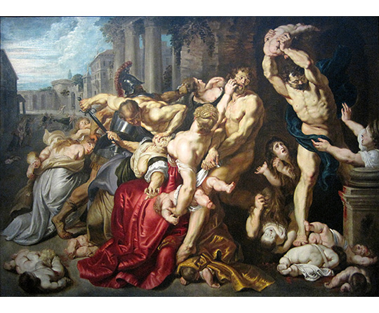 Peter Paul Rubens - Masaker neviniatok - Massacre of the Innocents - reprodukcia