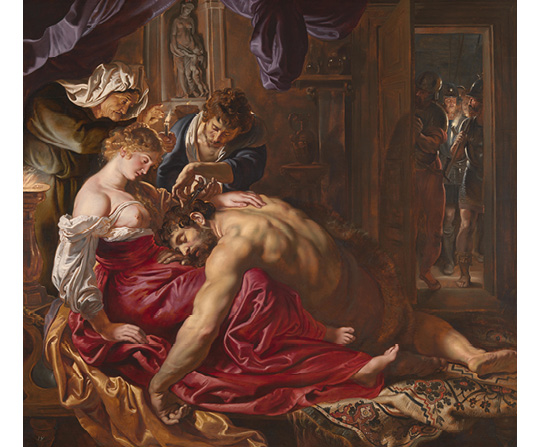 Peter Paul Rubens - Samson a Delilah - Samson and Delilah - reprodukcia