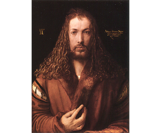 Albrecht Dürer - Autoportrét - Self-portrait - reprodukcia