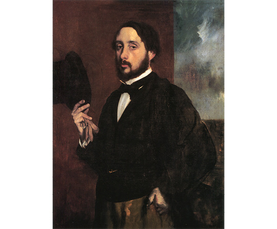 Edgar Degas - Autoportrét - Self-portrait - reprodukcia