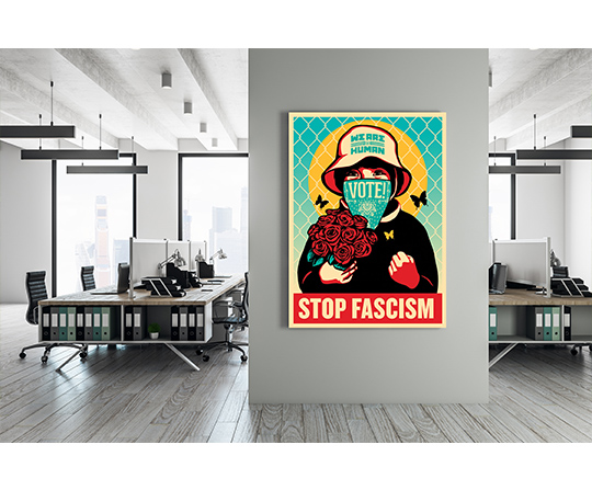 Shepard Fairey - stop fascism