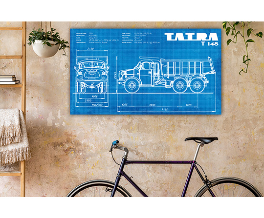 Tatra 148 - blueprint