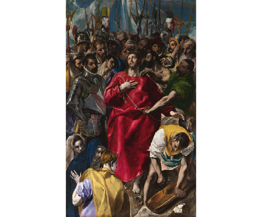 El Greco - Vyzliekanie Krista - The Disrobing of Christ - reprodukcia