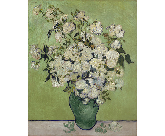 Vincent van Gogh - Váza s ružami - Vase of Roses - reprodukcia