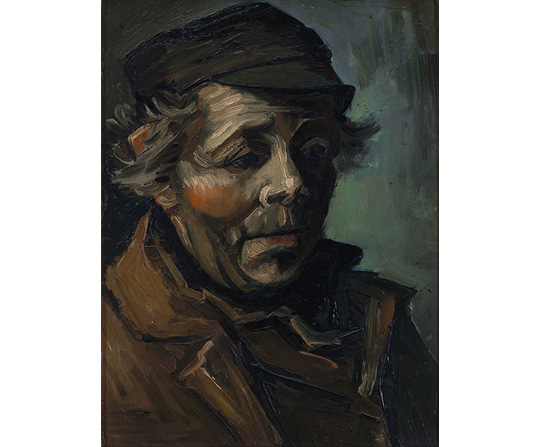 Vincent van Gogh - Hlava roľní­ka - Head of a peasant - reprodukcia